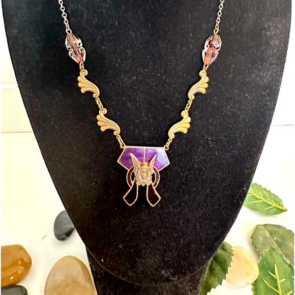 Vintage 1920’s Pididdly Links choker necklace - Picture 1 of 7